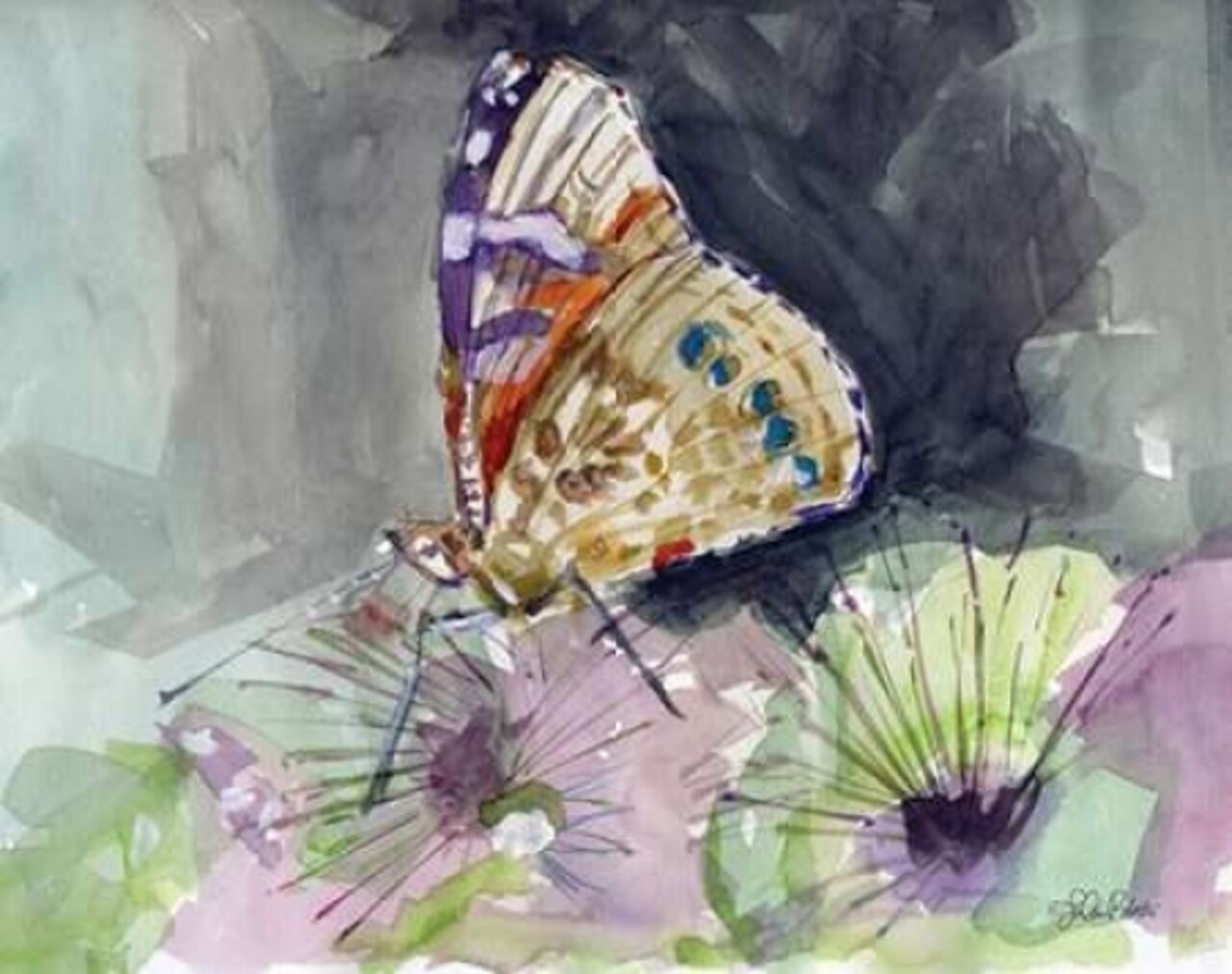 Watercolor Butterfly III Poster Print by LuAnn Roberto - Item # VARPDXRTO106